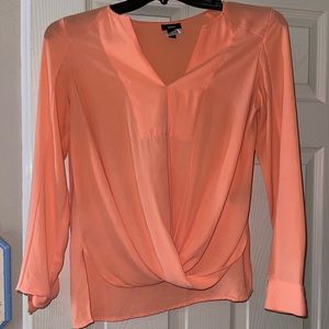 Pretty orange long sleeve shirt